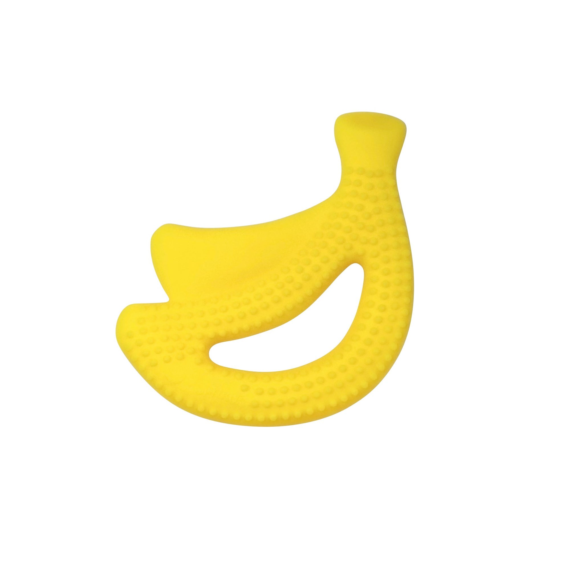 Yellow Banana Fruit Teether made from Silicone