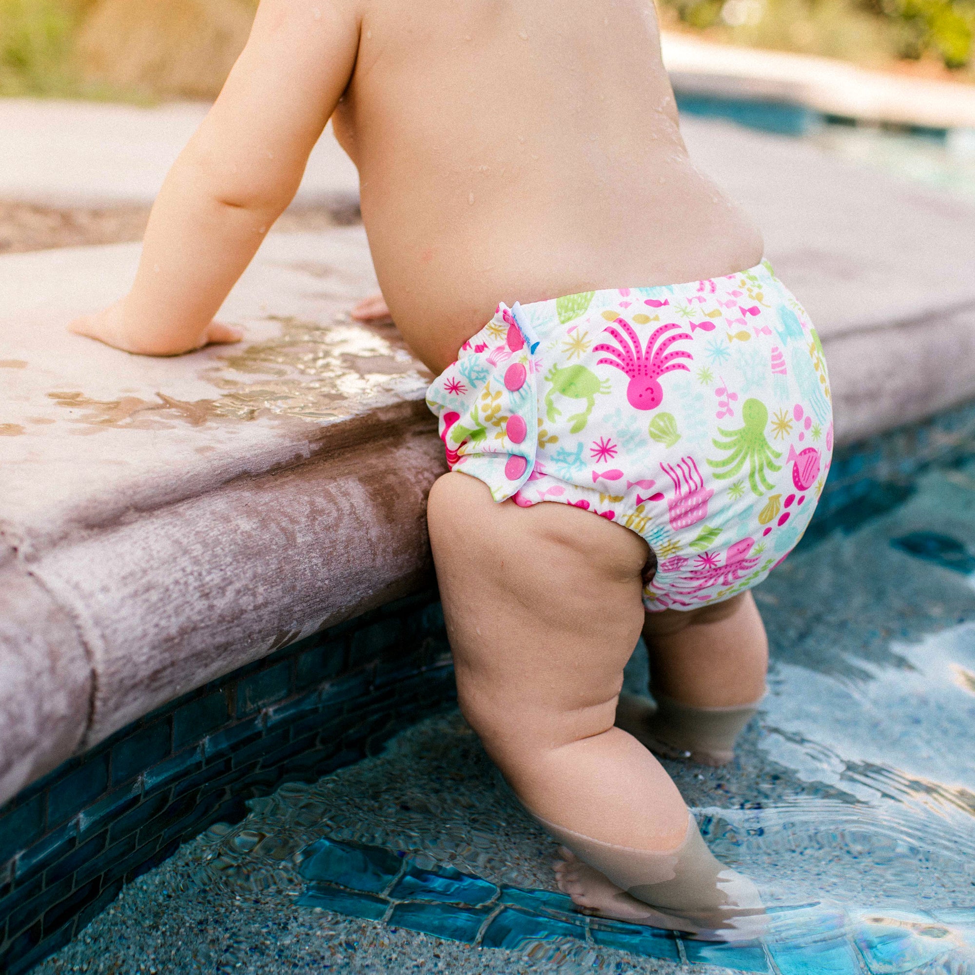 Diapers For Reusable Baby Swim Diapers Solid Color Reusable Swim