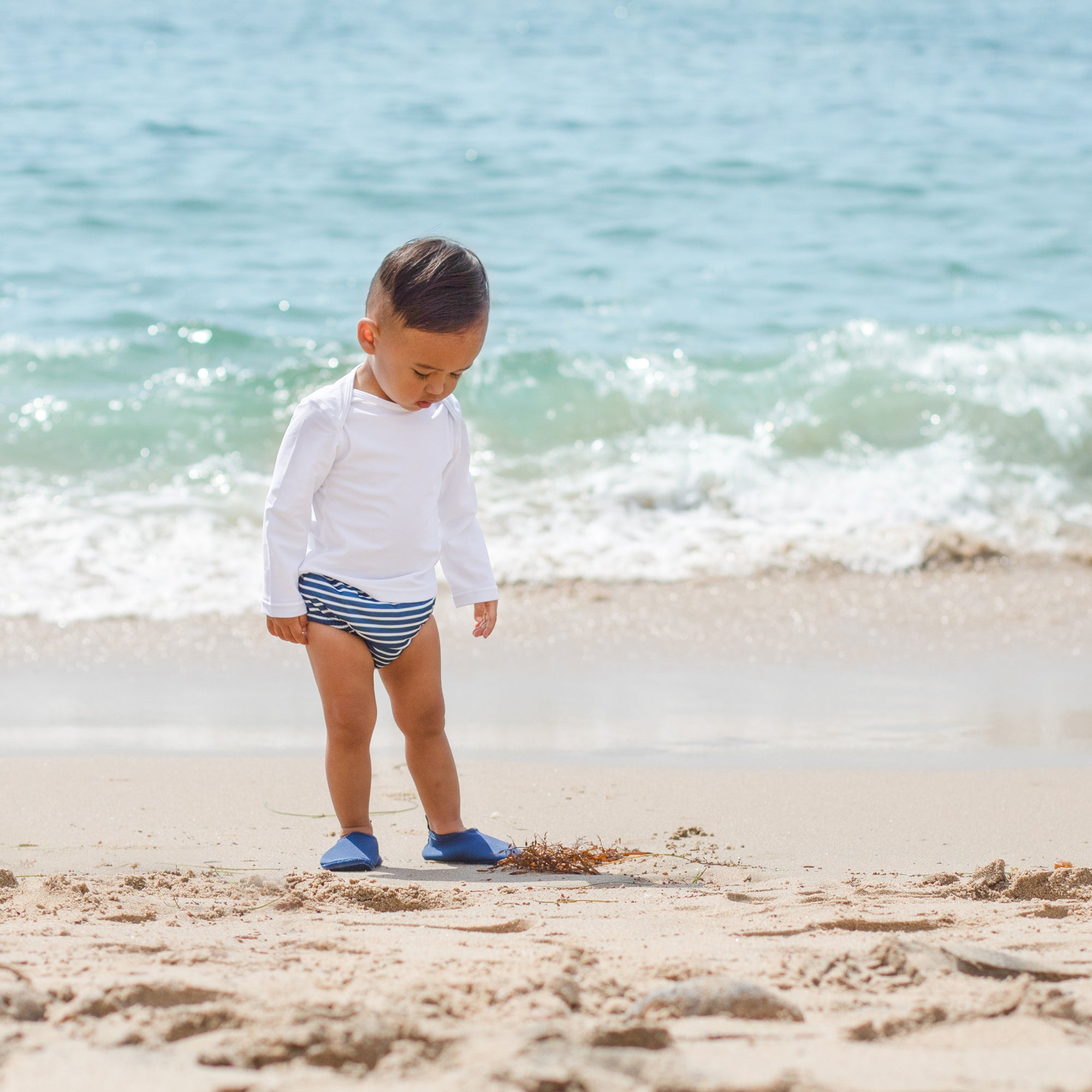 Reusable Swim Diaper &amp; Sun Hat Set