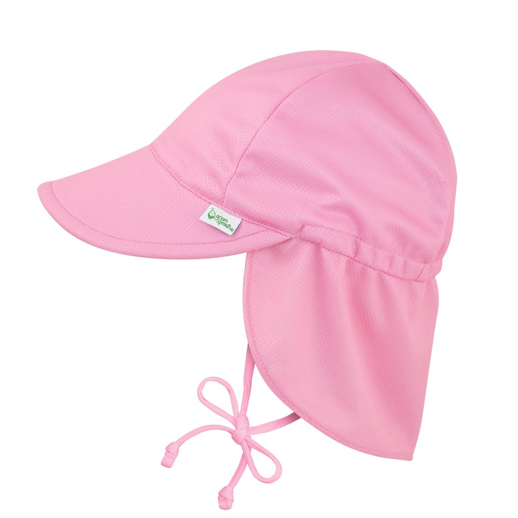 Light Pink Breathable Swim and Sun Flap Hat