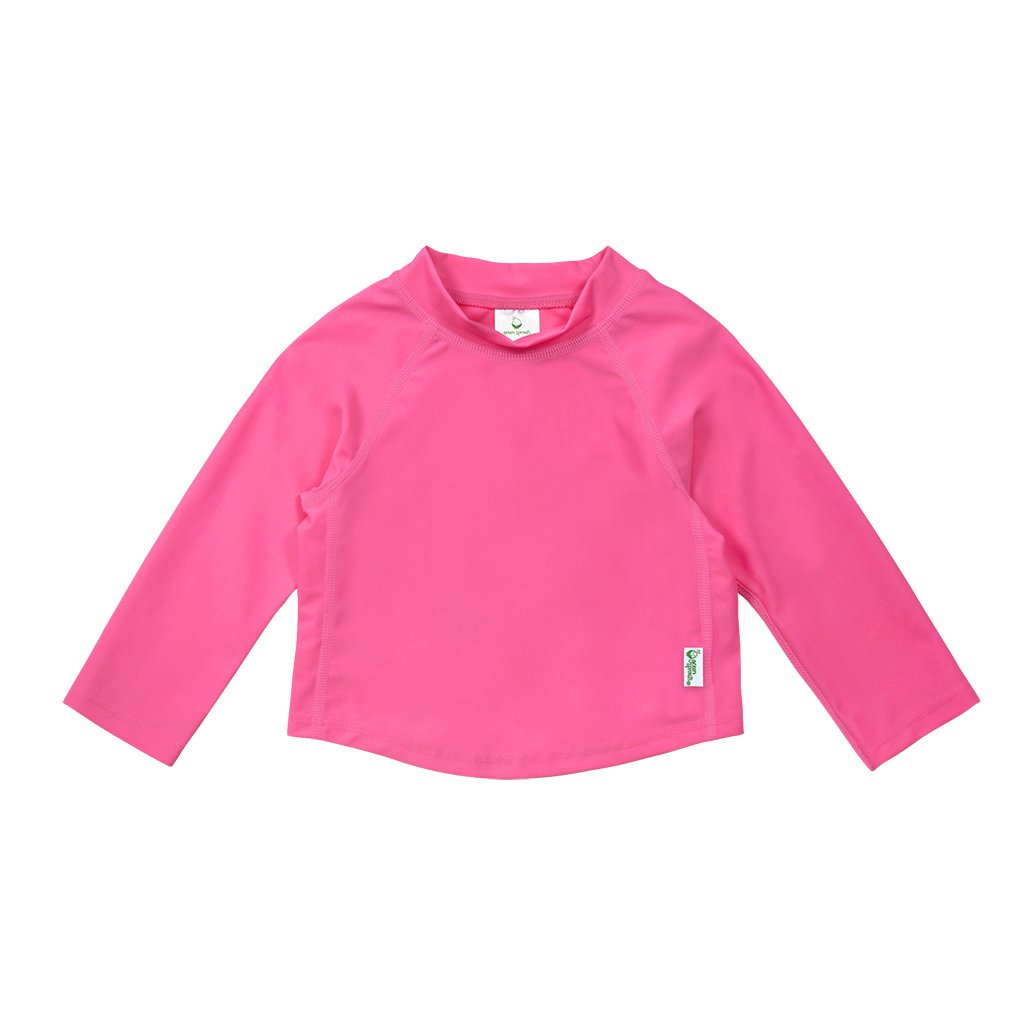 Hot Pink Long Sleeve Rashguard Shirt