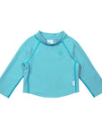 Aqua Long Sleeve Rashguard Shirt