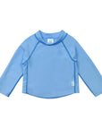 Light Blue Long Sleeve Rashguard Shirt