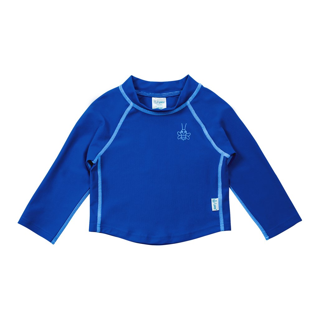 Royal Blue Long Sleeve Rashguard Shirt