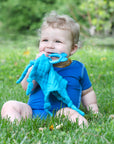 Muslin Blankie Teether made from Organic Cotton